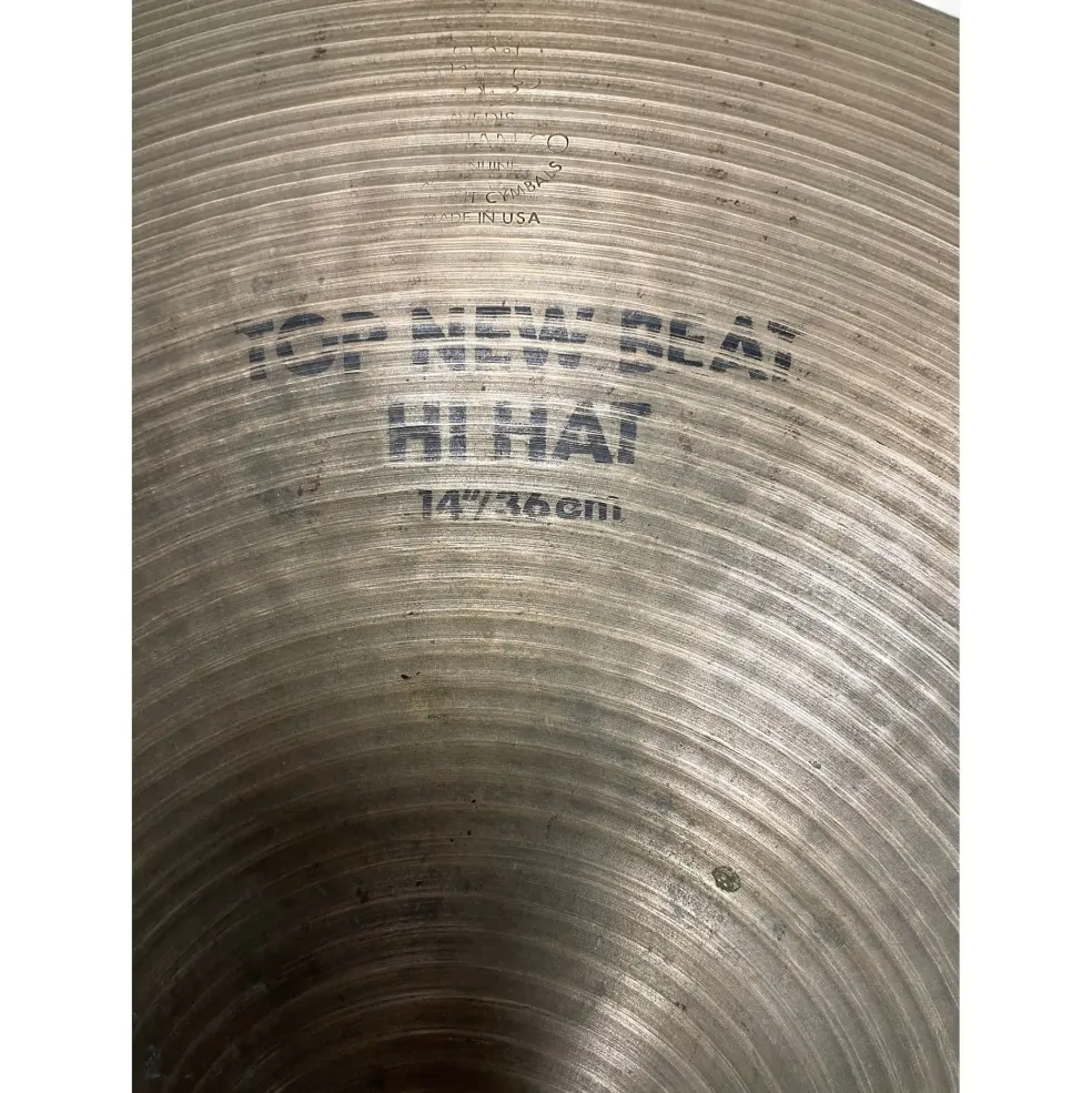 Used Zildjian 14in New Beat Hi Hat Pair Cymbal