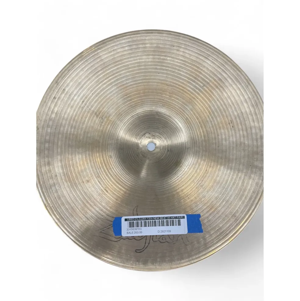 Used Zildjian 14in New Beat Hi Hat Pair Cymbal