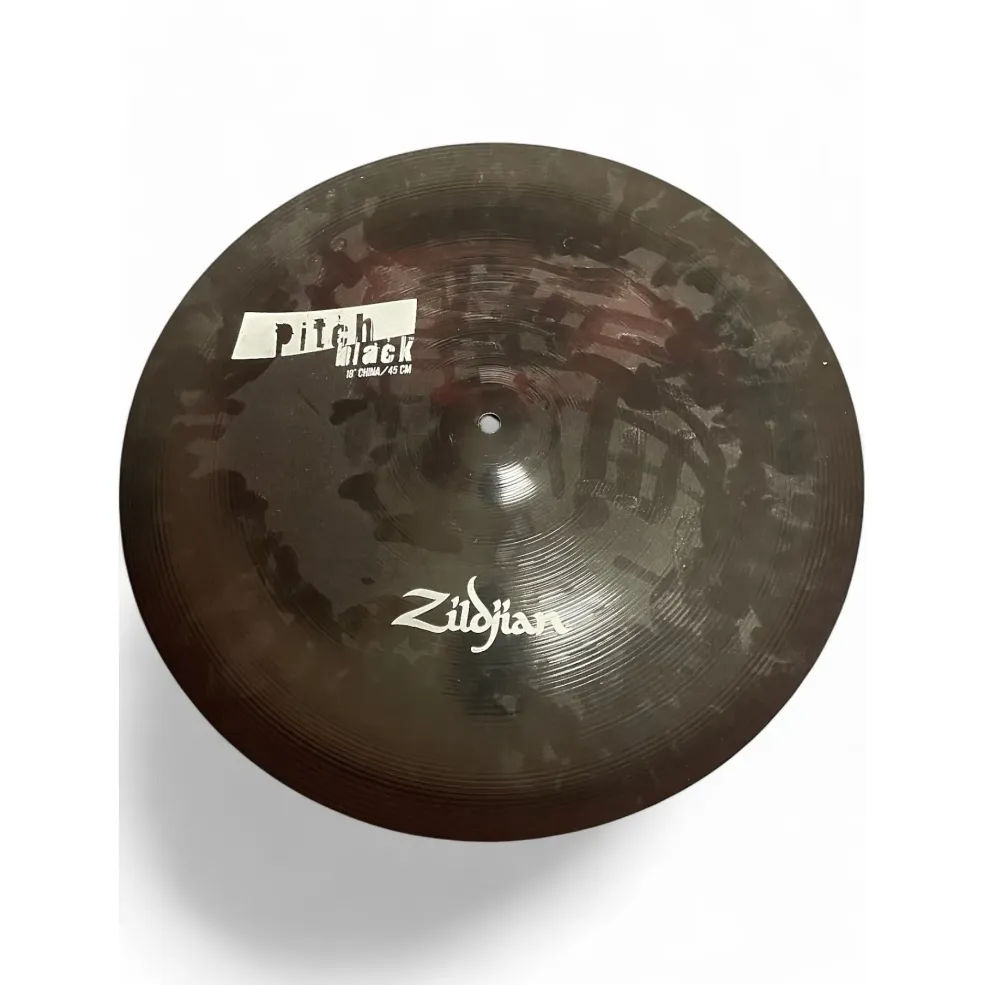 Used Zildjian 18in Pitch Black Crash Cymbal