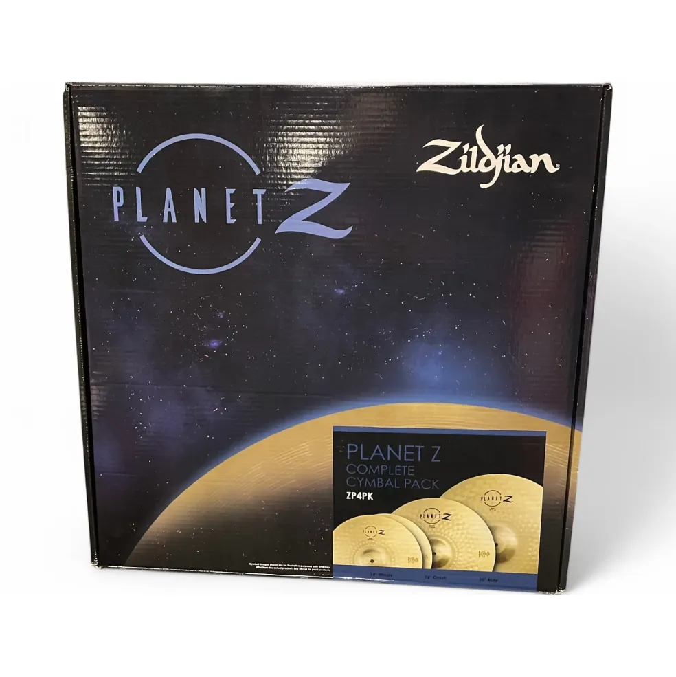 Used Zildjian 14in planet z cymbal pack Cymbal