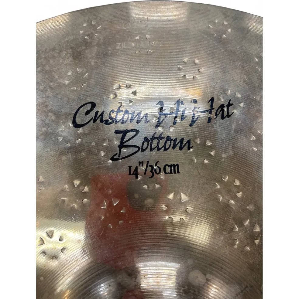 Used Zildjian 14in Planet Z Hi Hat Top Cymbal