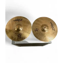Used Zildjian 14in S Family Mini Hi-Hats Pair Cymbal