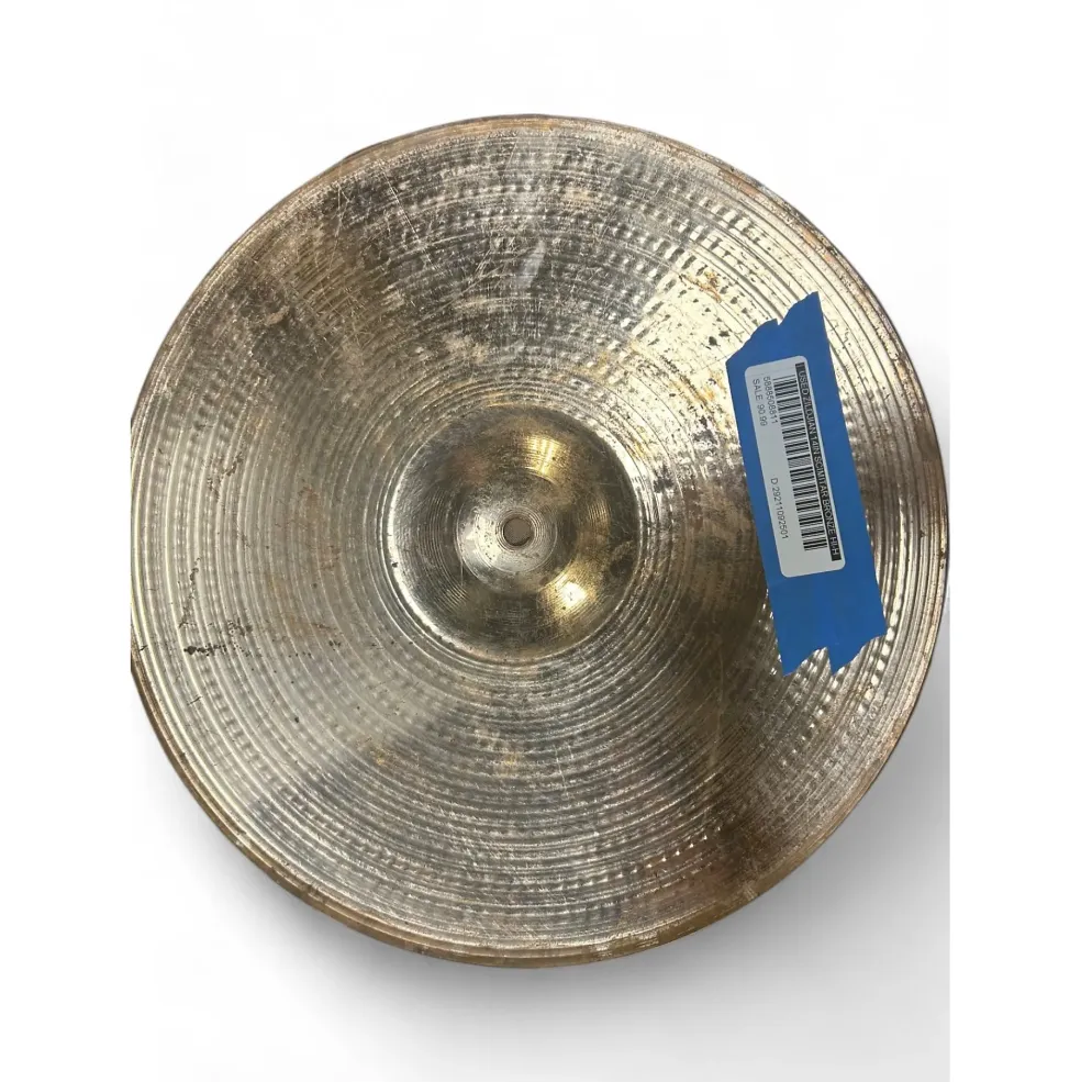 Used Zildjian 14in Scimitar Bronze Hi-hat Pair Cymbal