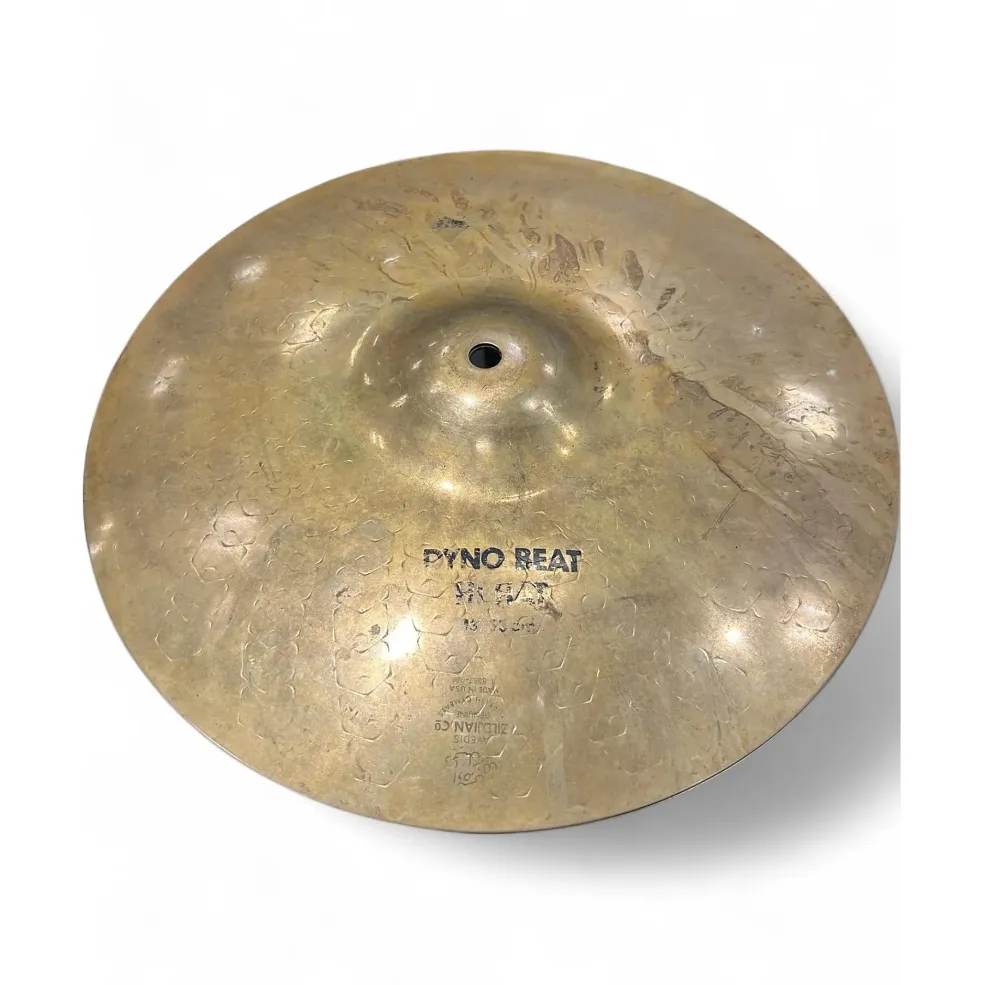 Used Zildjian 13in Z Custom Dyno Beat Hi Hat Pair Cymbal