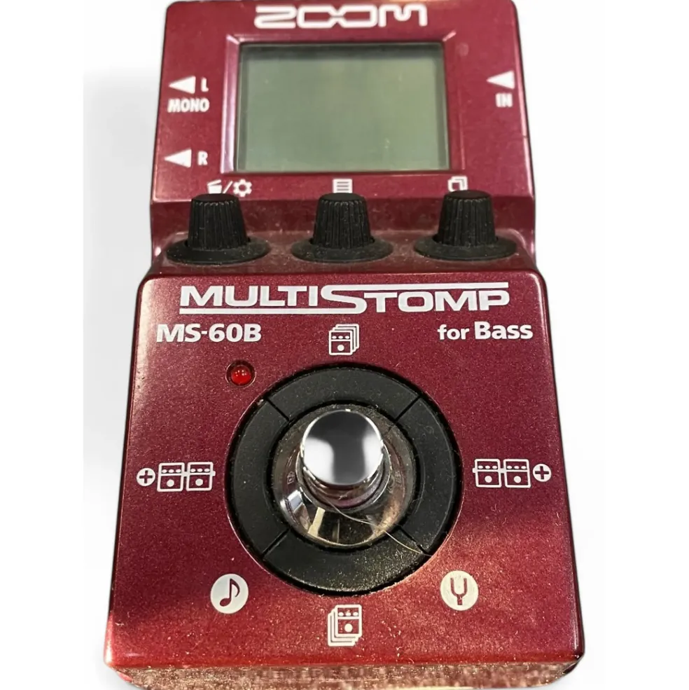 Used Zoom MS60B MULTI STOMP Bass Effect Pedal
