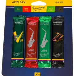 Vandoren Alto Saxophone Jazz Reed Sample Pack Strength - 2.5