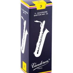 Vandoren Baritone Saxophone Reeds Strength 3 Box of 5