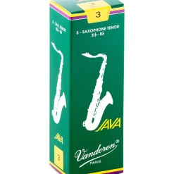 Vandoren JAVA Tenor Saxophone Reeds Strength 3 Box of 5