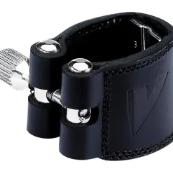 Vandoren Leather Saxophone Ligature With Cap Tenor Sax, For Ebonite mtp with Plastic Cap