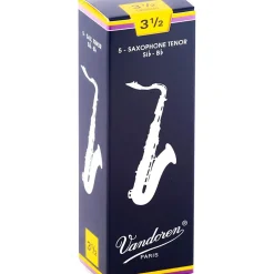 Vandoren Tenor Saxophone Reeds Strength 3.5 Box of 5