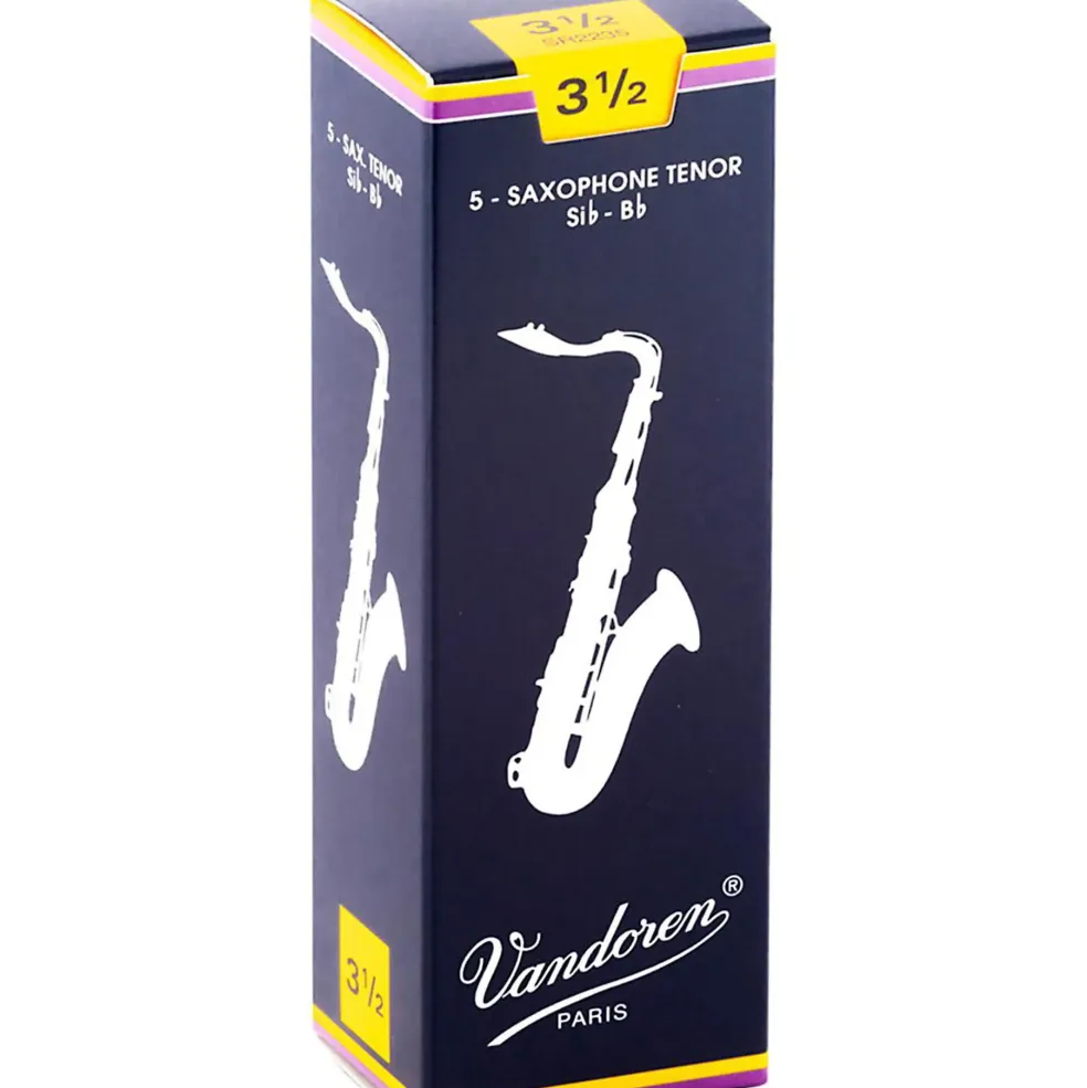 Vandoren Tenor Saxophone Reeds Strength 3.5 Box of 5