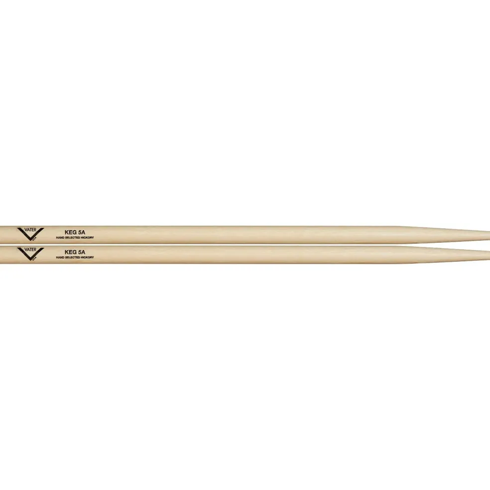Vater Hickory Keg Tip Drum Stick 5A Wood