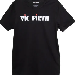 Vic Firth Black Logo T-Shirt X Large Black