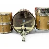 Vintage 1965 Ludwig 5 Piece 5pc Kit Gold Sparkle W/Chrome Snare Gold Sparkle Drum Kit