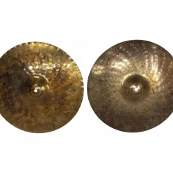 Vintage 1990s Zildjian 14in Z Custom Hi Hat Pair Cymbal
