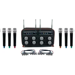 VocoPro 8 Channel Wireless Handheld Mic-In-Bag Package