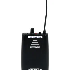 VocoPro SilentPA-SEMINAR10 16-Channel UHF Wireless Audio Broadcast System (Stationary Transmitter With 10 Bodypack Receivers), 900-927.2mHz Black