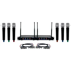 VocoPro USB-ACAPELLA-8 8-Channel Wireless Microphone/USB Interface Package, 902-927.20mHz