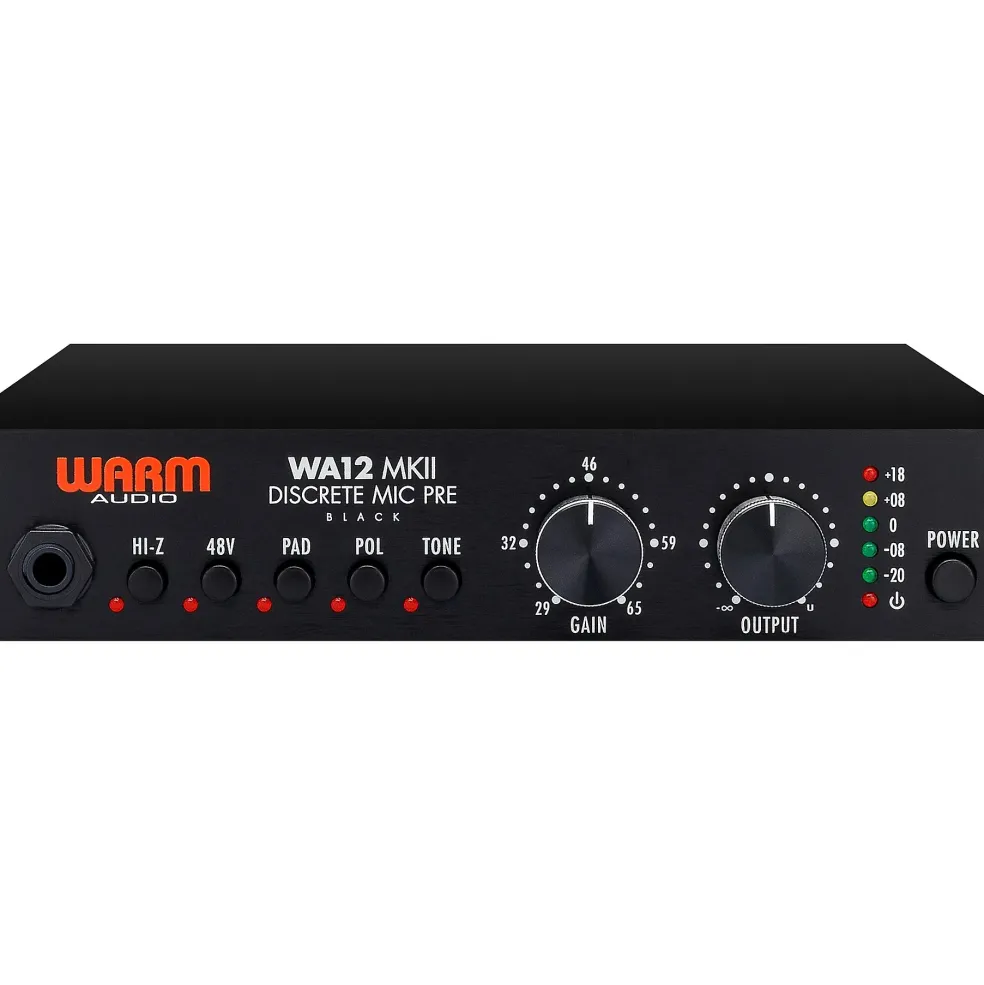 Warm Audio Recording Bundle With WA12-MKII Mic Pre, WA-47 Condenser Microphone and Premier XLR 15' Mic Cable