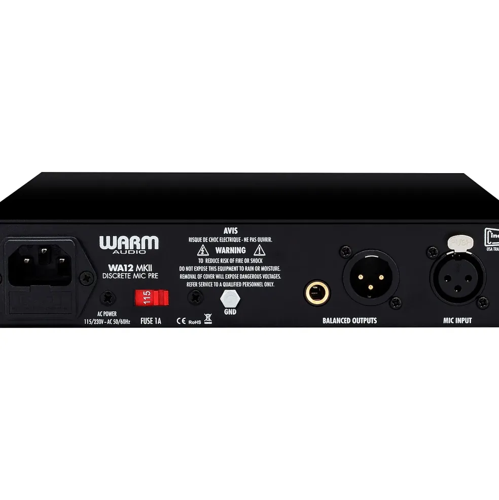 Warm Audio Recording Bundle With WA12-MKII Mic Pre, WA-47 Condenser Microphone and Premier XLR 15' Mic Cable