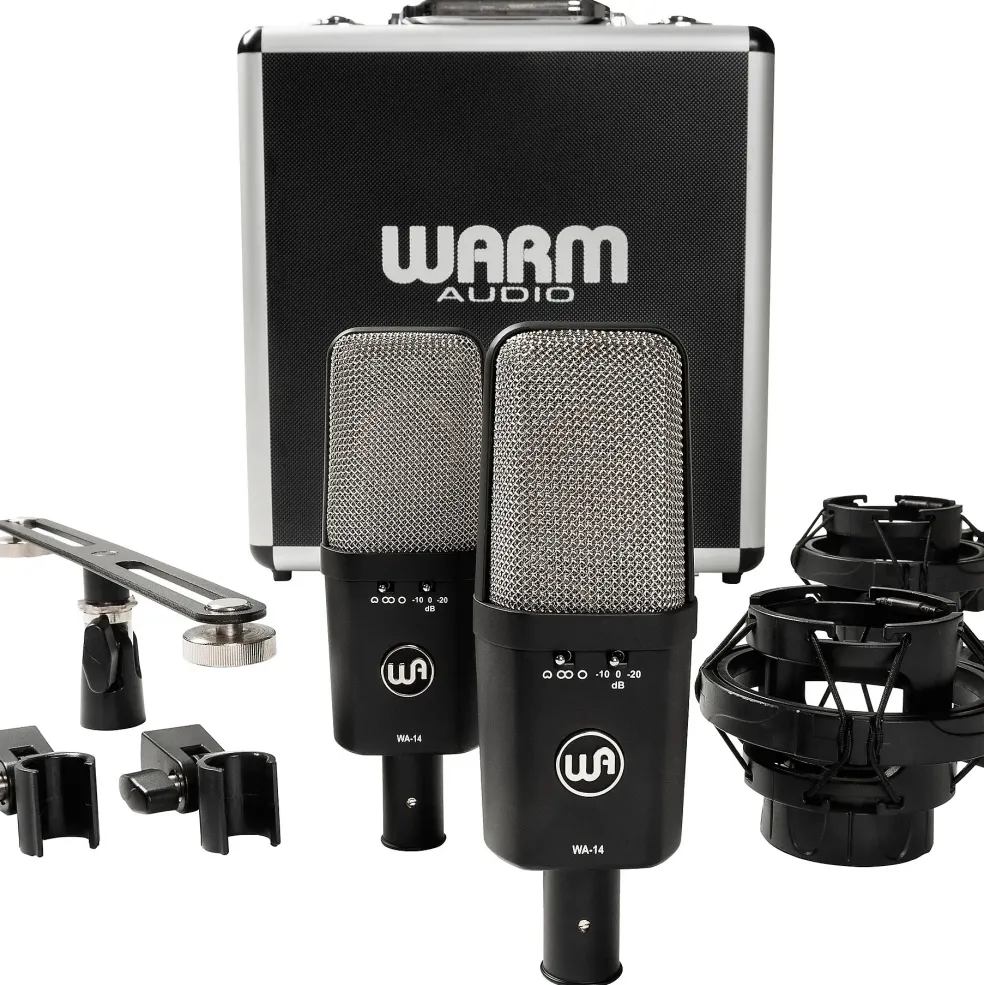 Warm Audio Warm Audio WA-14SP Authentic Recreation Of The Most Truthful Studio Mic Of All Time In Sequential Pair