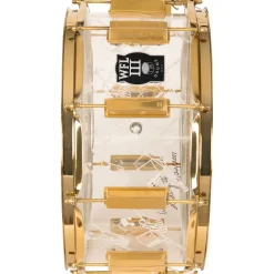 WFLIII Drums Top Hat and Cane Collector's Acrylic Snare Drum With Gold Hardware 14 x 6.5 in.