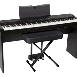 Williams Allegro IV In-Home Pack Digital Piano With Stand, Bench & Piano-Style Pedal Black