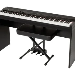 Williams Allegro IV In-Home Pack Digital Piano With Stand, Bench & Piano-Style Pedal Black