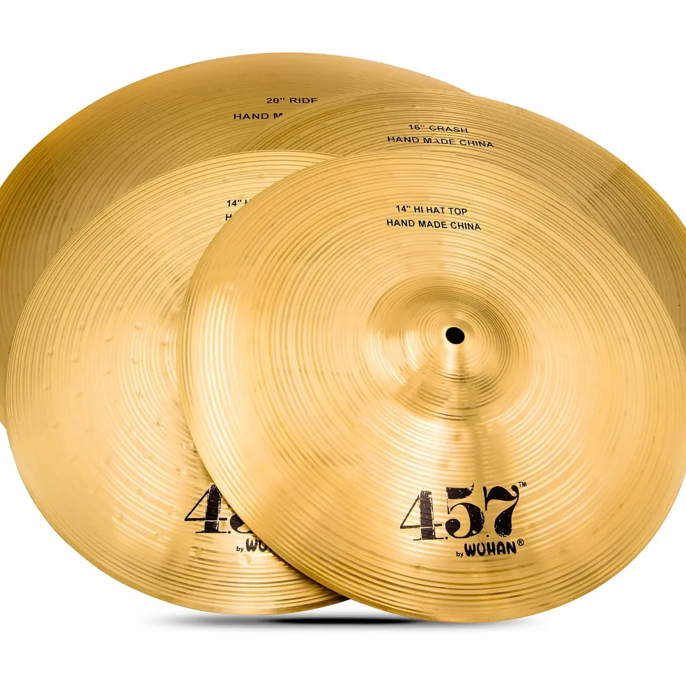 Wuhan 457 4-Piece Cymbal Pack