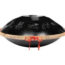 X8 Drums Zodiac Constellation Handpan With Bag and Stand 22 in. Black