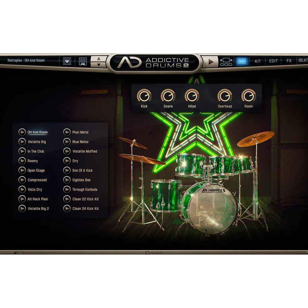 XLN Audio Addictive Drums 2: Fairfax Vol. 2 Software Download