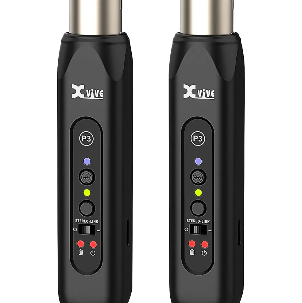Xvive Bluetooth Audio Receiver With Two P3 Bluetooth Audio Receivers for Dual Mono or Stereo Audio