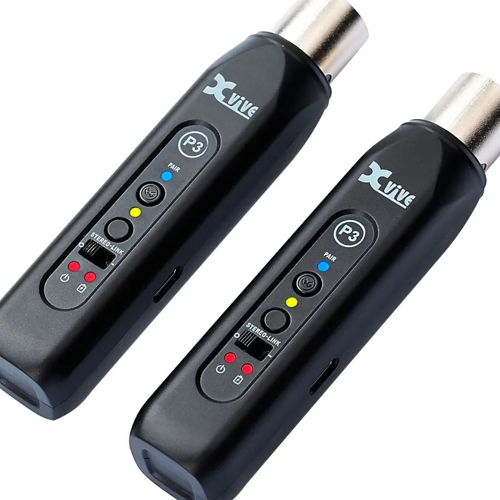 Xvive Bluetooth Audio Receiver With Two P3 Bluetooth Audio Receivers for Dual Mono or Stereo Audio