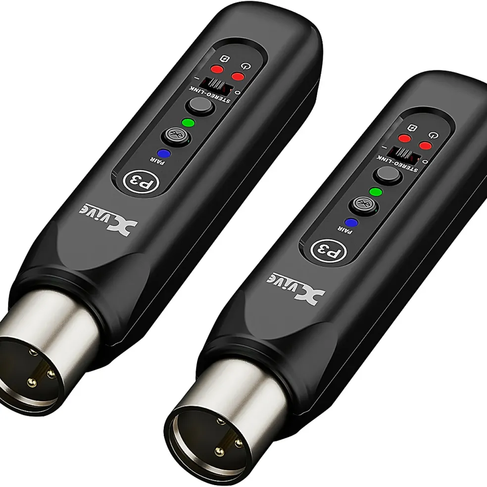Xvive Bluetooth Audio Receiver With Two P3 Bluetooth Audio Receivers for Dual Mono or Stereo Audio