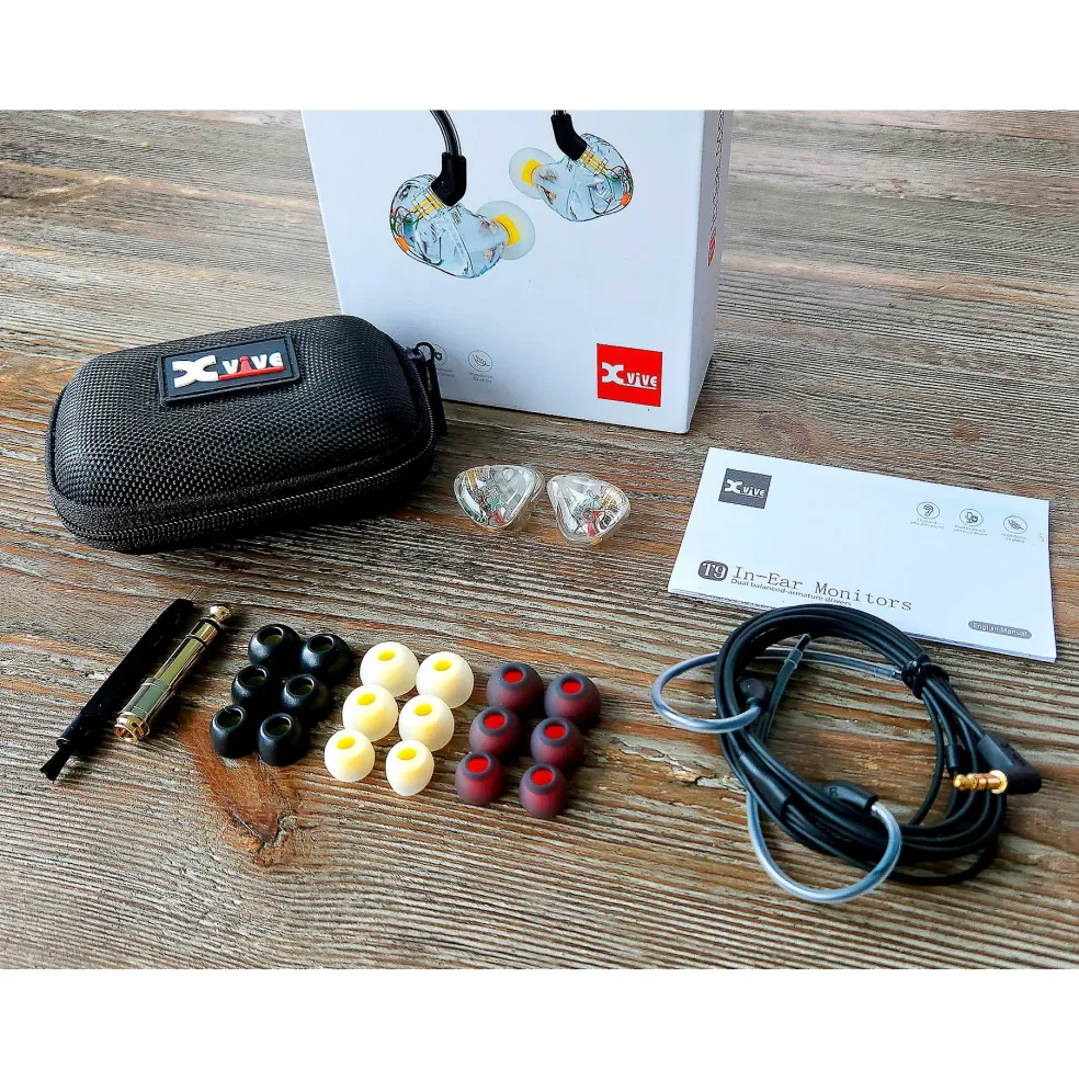 Xvive In-Ear Monitors With Dual Balanced-Armature Drivers