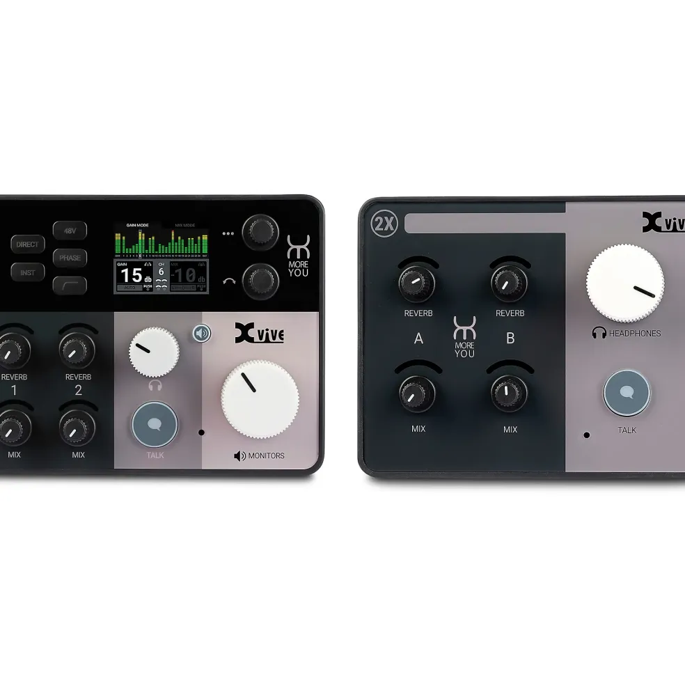 Xvive MORE YOU 24x20 USB Expandable Audio Interface with MOREYOU2X Audio Expansion Unit