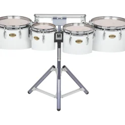 Yamaha 8300 Series Field-Corp Series Marching Tenor Quad 8/10/12/13 in. White wrap