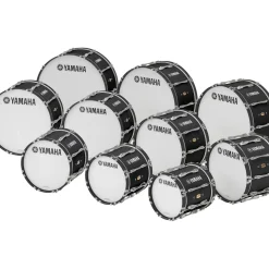 Yamaha 14" x 14" 8300 Series Field-Corps Marching Bass Drum Black Forest