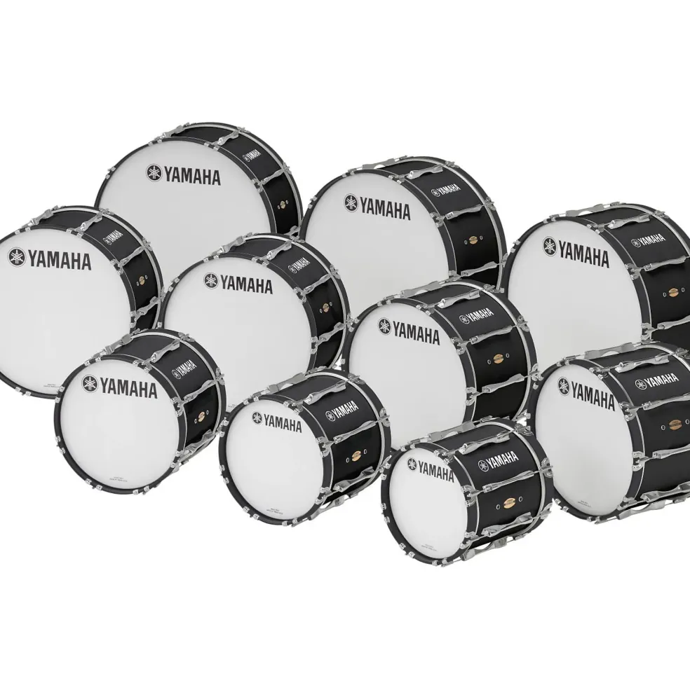Yamaha 14" x 14" 8300 Series Field-Corps Marching Bass Drum Black Forest