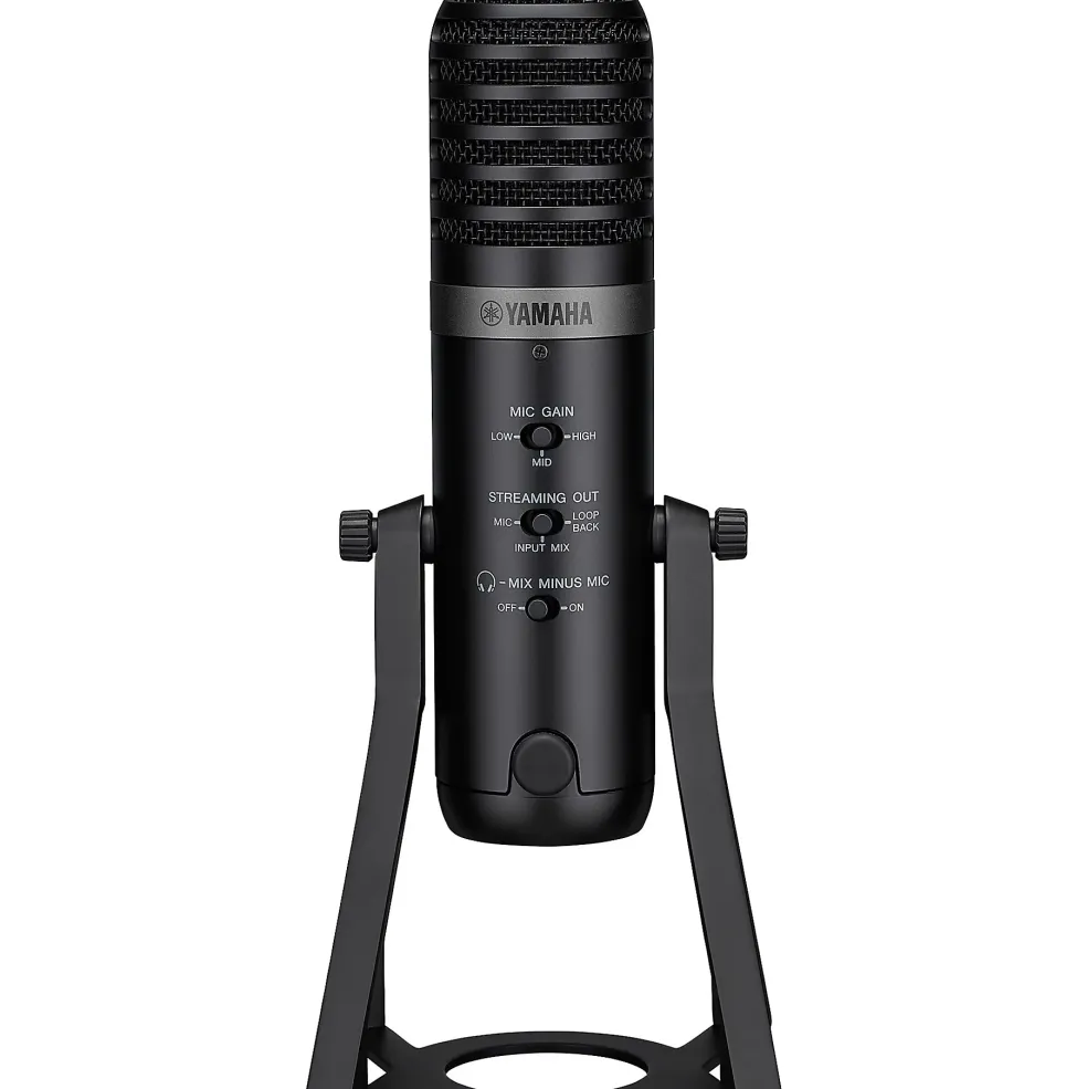Yamaha AG01 Streaming Loopback Audio USB Microphone Black
