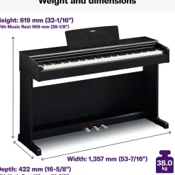 Yamaha Arius YDP-144 Digital Console Piano Black