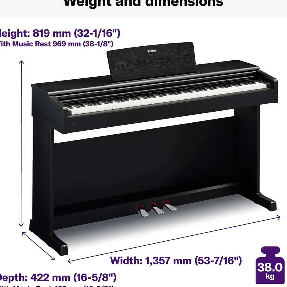 Yamaha Arius YDP-144 Digital Console Piano Black