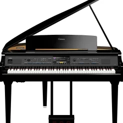 Yamaha Clavinova CVP-909 Digital Grand Piano With Bench Polished Ebony