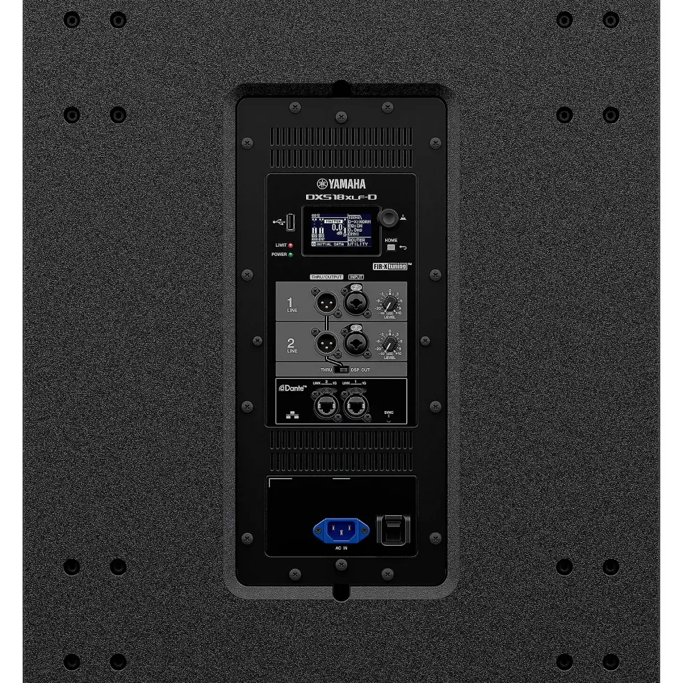 Yamaha DXS18XLF-D 1600W Powered Subwoofer with Dante