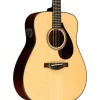 Yamaha FG9 MX Mahogany Dreadnought Acoustic-Electric Guitar Natural