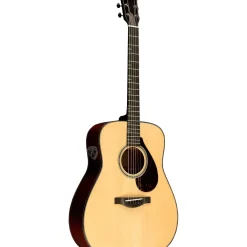 Yamaha FG9 MX Mahogany Dreadnought Acoustic-Electric Guitar Natural