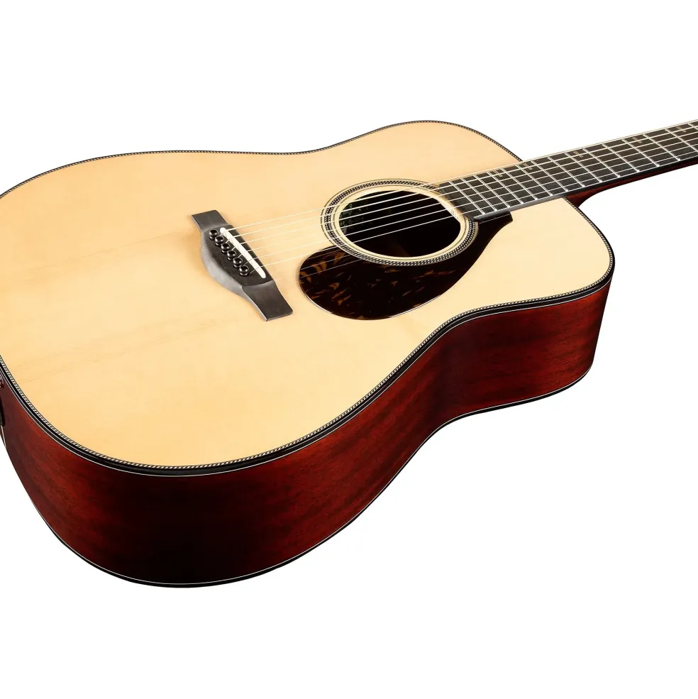 Yamaha FG9 MX Mahogany Dreadnought Acoustic-Electric Guitar Natural