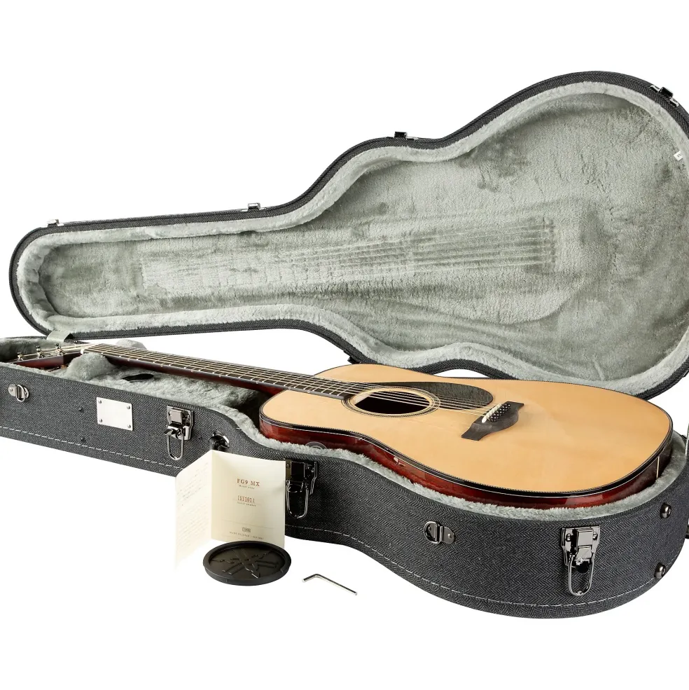 Yamaha FG9 MX Mahogany Dreadnought Acoustic-Electric Guitar Natural