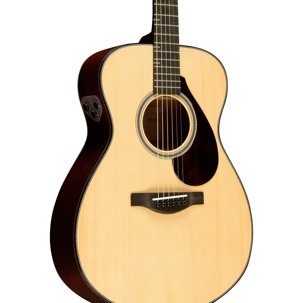 Yamaha FS9 MX Mahogany Concert Acoustic-Electric Guitar Natural
