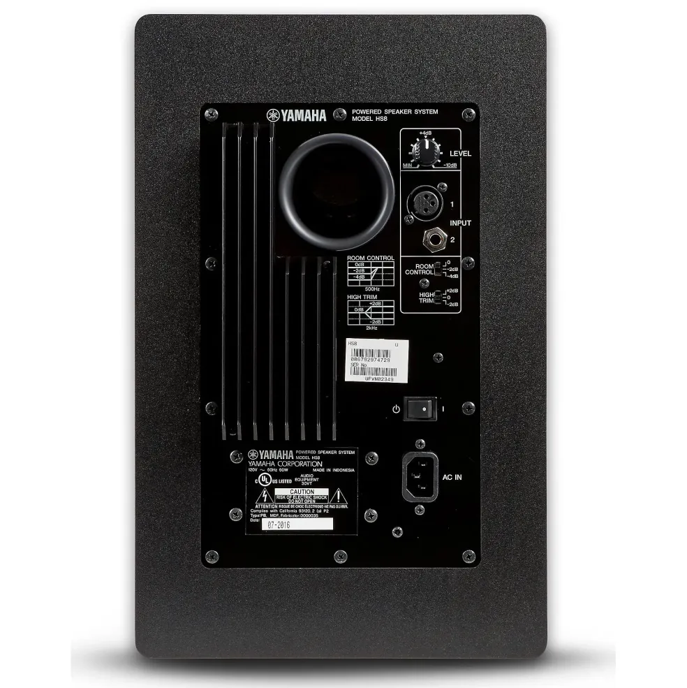 Yamaha HS8 8" Powered Studio Monitor (Each)